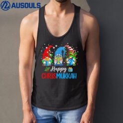 Happy Chrismukkah Gnomes Merry Christmas and Happy Hanukkah Tank Top