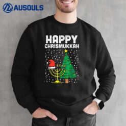 Happy Christmukkah Jewish Christmas Hanukkah Chanukah Gift  Ver 2 Sweatshirt