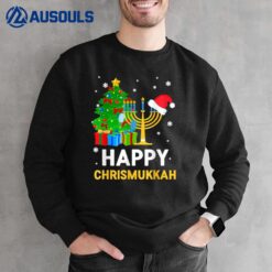 Happy Christmukkah Jewish Christmas Hanukkah Chanukah Gift Sweatshirt