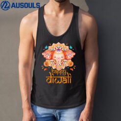 Happy Diwali Festival of Light Hindu Indian  Mens & Womens Tank Top