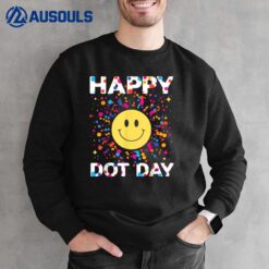 Happy Dot Day Colorful Rainbow Polka Dot Boys Girls Youth Sweatshirt