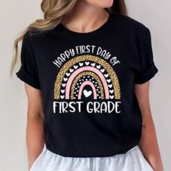 Happy First Day of 4th Grade Teacher Back To School Rainbow T-Shirt