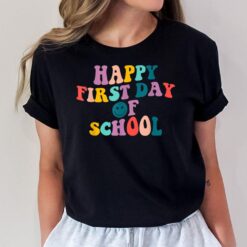 Happy First Day of School Teacher Kid Welcome Back To School T-Shirt