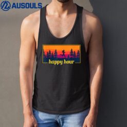 Happy Hour Running Woman Running Runner Tank Top