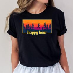 Happy Hour Running Woman Running Runner T-Shirt