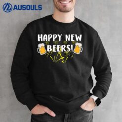 Happy New Beers Funny Happy New Year 2023 Gifts For Men Sweatshirt