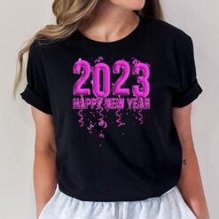 Happy New Year 2023 Ballon and Confetti New Year's Eve T-Shirt