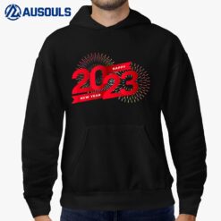Happy New Year 2023 Colorful Matching Family New Year Party Hoodie