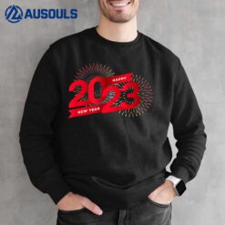 Happy New Year 2023 Colorful Matching Family New Year Party Sweatshirt