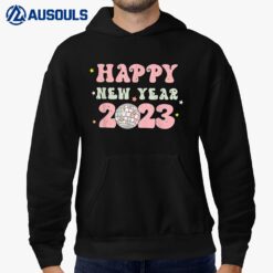 Happy New Year 2023 Groovy Disco Family Christmas Pajamas Hoodie