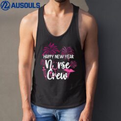 Happy New Year 2023 Nurse Crew Nursing New Years Mens Womens Tank Top