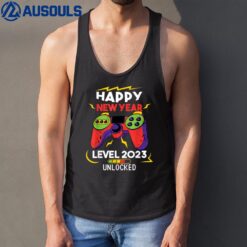 Happy New Year Level 2023 Unlocked Video Game NYE Eve Party Tank Top