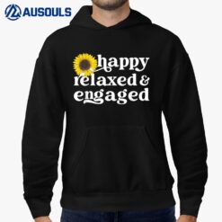 Happy Relaxed Engaged Aba Board Certified Behavior Analyst Ver 2 Hoodie