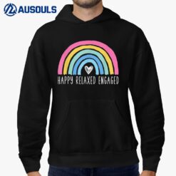 Happy Relaxed Engaged Aba Board Certified Behavior Analyst Hoodie