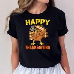 Happy Thanksgiving Shirts for Boys Girls Kids Pilgrim Turkey T-Shirt