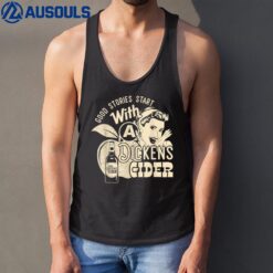 Hard Dickens Cider Girl Whiskey And Beer Apple Humor Tank Top