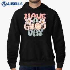 Have A-Good-Day-Retro-Smiley-Face And Flower Aesthetic Hoodie