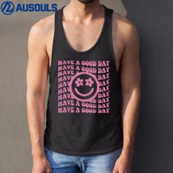 Have A Good Day Pink Smile Face Preppy Aesthetic Trendy_2 Tank Top