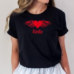 Heart Flames Big Little Sister Sorority Reveal for Little T-Shirt