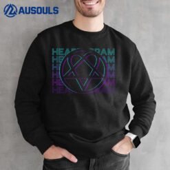 Heartagram Heart Pentagram Retro Sweatshirt