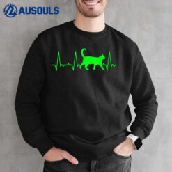 Heartbeat Cat Sweatshirt
