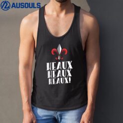 Heaux Heaux Heaux Cajun Christmas Louisiana Xmas New Orleans Tank Top