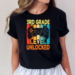 Hello 3rd Grade Level Unlocked Video Game Back to School Boy T-Shirt