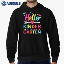 Hello Kindergarten Team Kinder Back to School Teacher Kids Hoodie