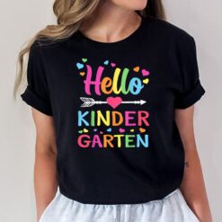 Hello Kindergarten Team Kinder Back to School Teacher Kids T-Shirt