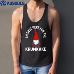 Here For The Krumkake Gnomes Christmas Day Novelty Tank Top