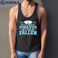 Heroes Live Forever Police Memorial Cop Ver 1 Tank Top