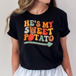 He's My Sweet Potato I YAM Thanksgiving Couple's Matching T-Shirt