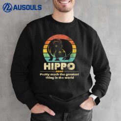 Hippo Lover Hippopotamus Zookeeper Zoo Lover Animal Sweatshirt