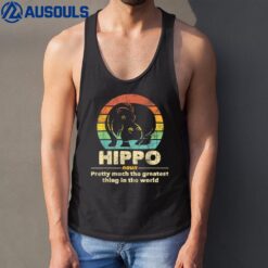 Hippo Lover Hippopotamus Zookeeper Zoo Lover Animal Tank Top