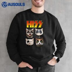 Hiss Funny Cats Sweatshirt