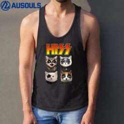 Hiss Funny Cats Tank Top