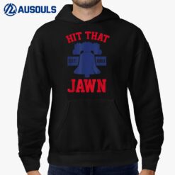 Hit That Jawn Vintage Philadelphia Philly Baseball Hoodie