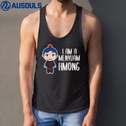 Hmong Miao Proud Traditional Boy Man Hmoob Ethnic Group Tank Top