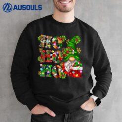 Ho Ho Ho Western Christmas Gnome Merry Christmas Light Sweatshirt