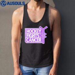 Hockey Fights Cancer Tank Top