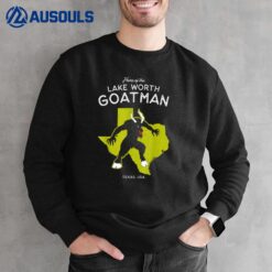 Home of Lake Worth Goatman - Texas USA Cryptid Sweatshirt