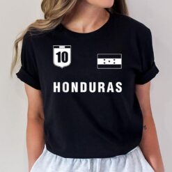Honduras Soccer Team Jersey Blue Honduras Apparel Design T-Shirt