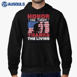 Honor The Fallen Thanks The Living Veterans Day Ver 1 Hoodie