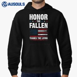 Honor The Fallen Thanks The Living Veterans Day Ver 2 Hoodie