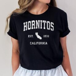 Hornitos California CA Vintage Athletic Sports Design T-Shirt