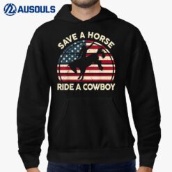 Horse- Save A Horse Ride A Cowboy Funny Gift Hoodie