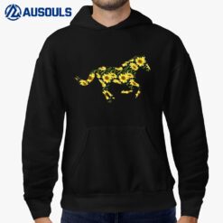 Horse with sunflowers sunflower Horse riding Horses flower Hoodie
