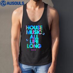 House Music All Life Long Stylish DJ Music Lover Tank Top