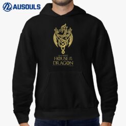 House of the Dragon Gold Dragon Design Hoodie