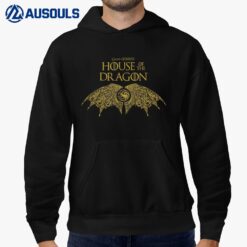 House of the Dragon Targaryen Crest Gold Wings Hoodie